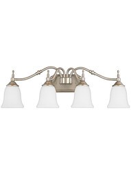 Tritan 4 Light Sconce With Opal Glass Shades